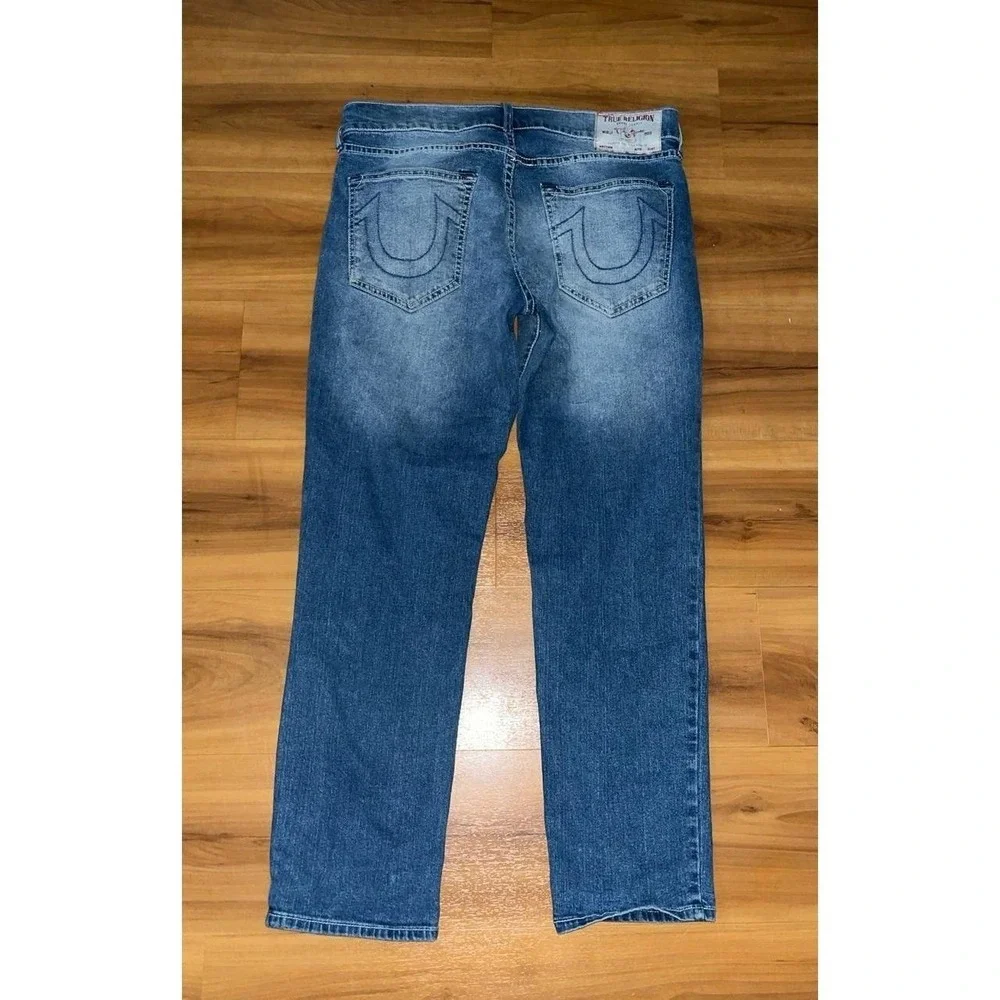 Mens True Religion Geno Slim Stretch Jeans